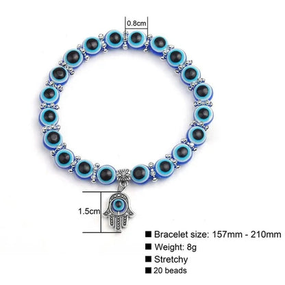 Blue Demon's Eye Bracelet Handmade Creative Jewelry Adjustable Fashion Bracelet