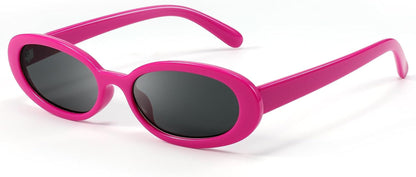 Retro Oval Sunglasses for Women Men Fashion Small Frame Sun Glasses 90s Style Driving Glasses UV400 Protection