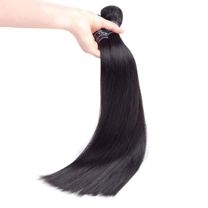 Hair Brazilian Straight Humanhair Bundles 20 Inch Brazilian Virgin Human Hair Bundles One Bundle Natural Black Color