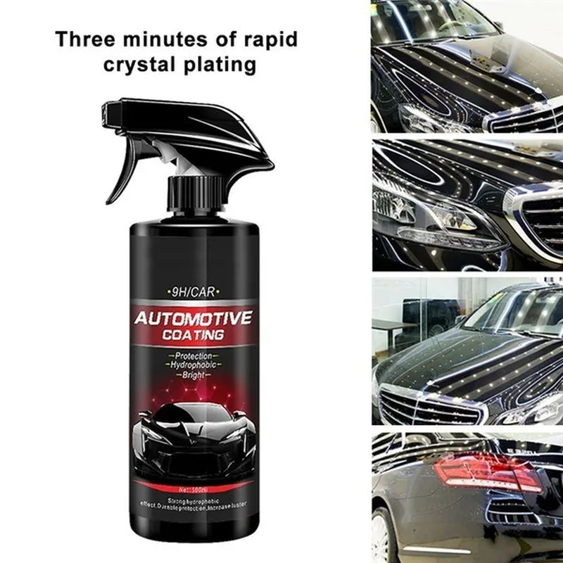 9H 500ml Shine Armor Ceramic Spray Car Polish Spray Coat Quick Nano Coating
