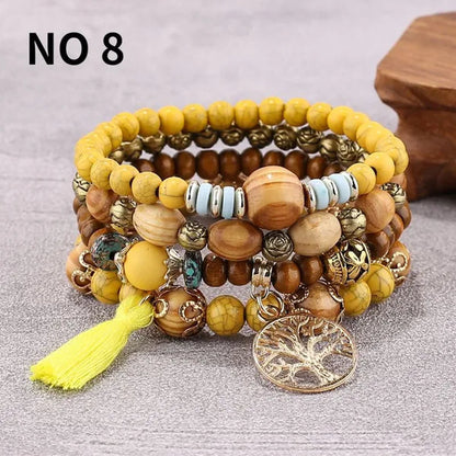 Multi-layer Beaded Bracelets for Women