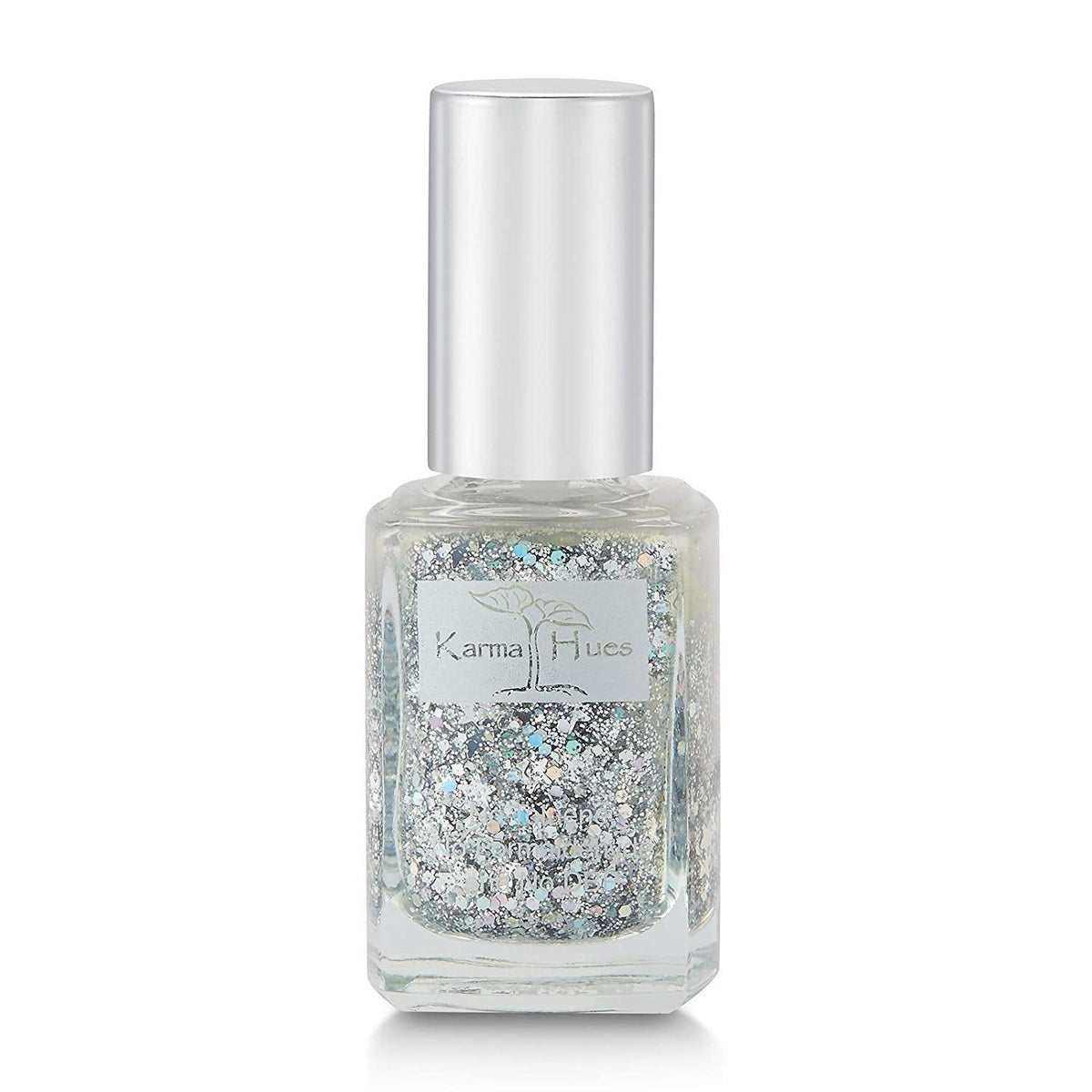 Natural Nail Polish-Non-Toxic Nail Art, Vegan and Cruelty-Free Nail Paint (Glitter Bomb)