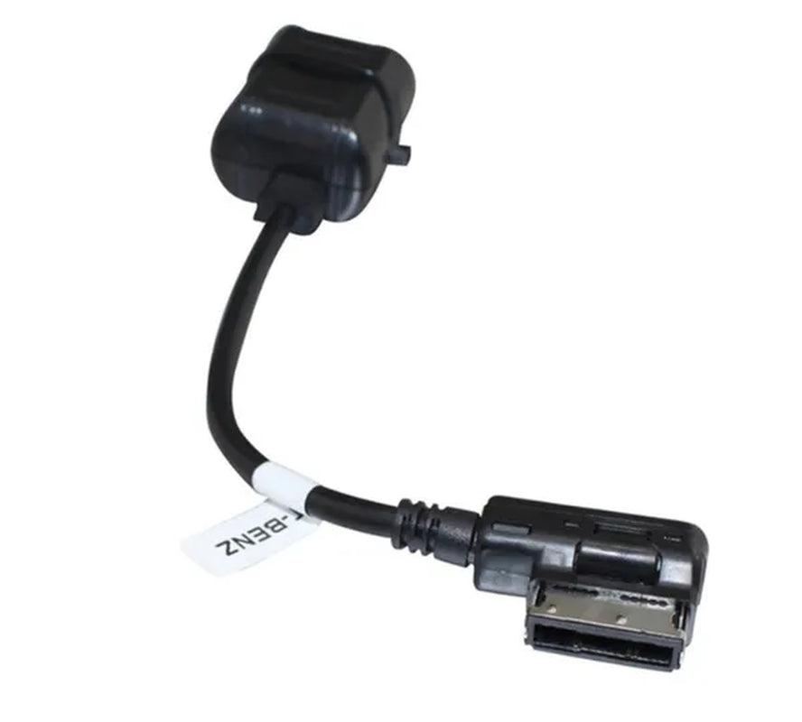 Car Bluetooth Wireless Module for Benz Radio Stereo Aux Cable Adapter MMI Socket Interface Audio Input