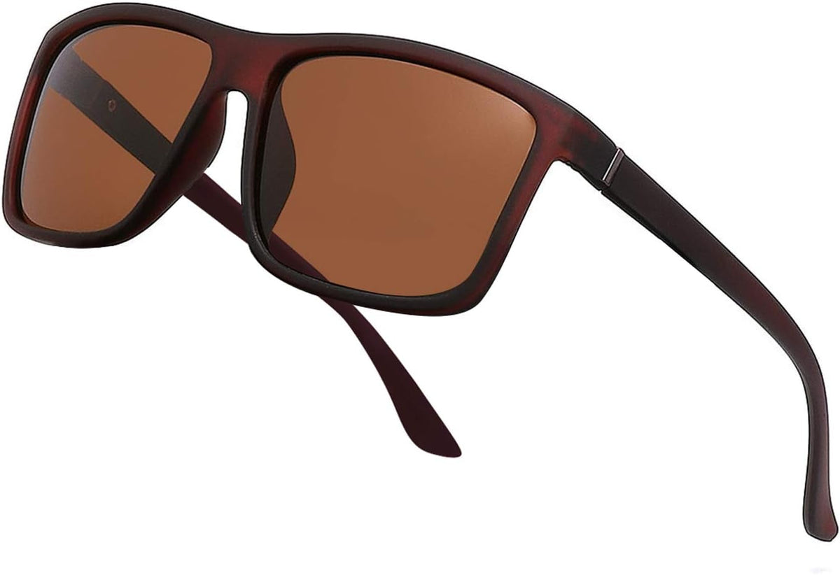 Men's Sports Polarized Sunglasses Square Frame Glasses NP1007