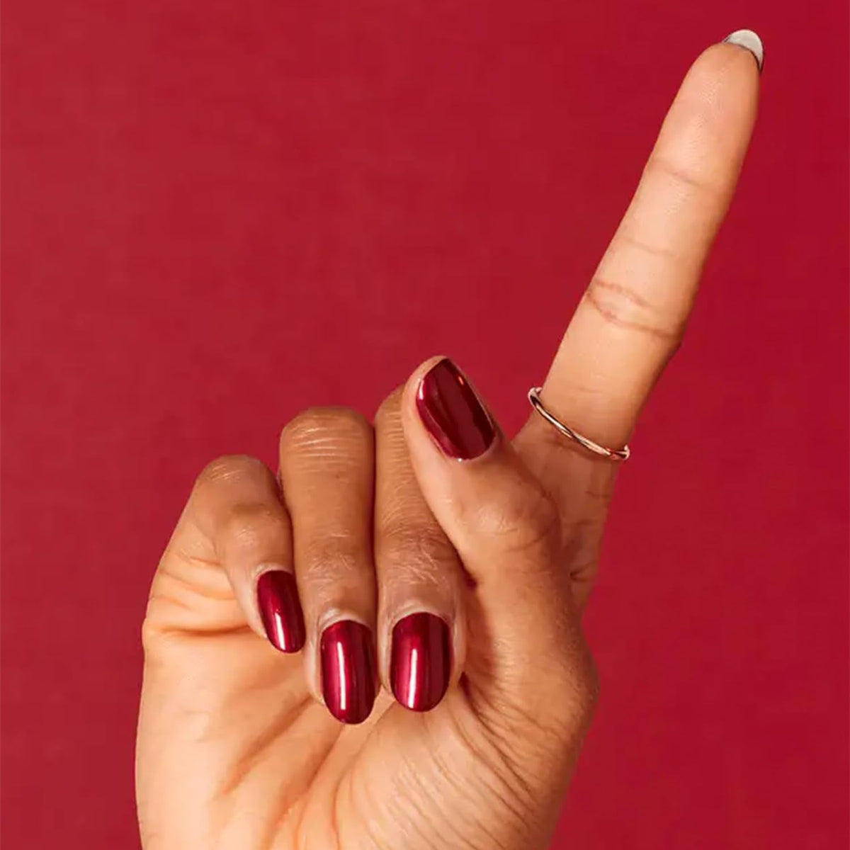 OPI Nail Lacquer, I'm Not Really a Waitress, Red Nail Polish, 0.5 fl oz