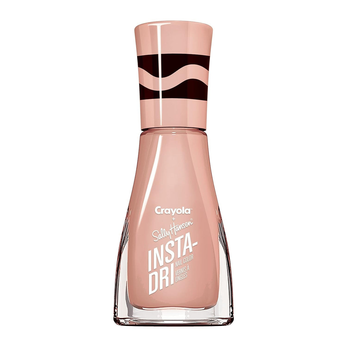 Insta-Dri® Pink Pursuit, Color Nail Polish, Quick Dry , Pink Nail Polish, Dries in 60 Seconds, Contoured Brush, No Smudge, 3-in-1 Formula, 0.31 Fl Oz (Pack of 1)