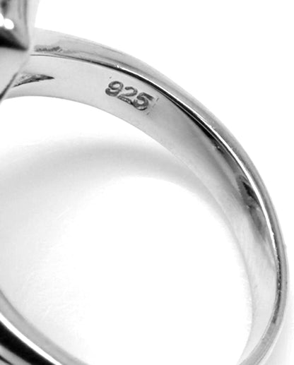 Long Bar Linear Inlay White Gold Plated or Yellow Gold Plated 925 Sterling Silver Modern Style Ring Jewelry for Women