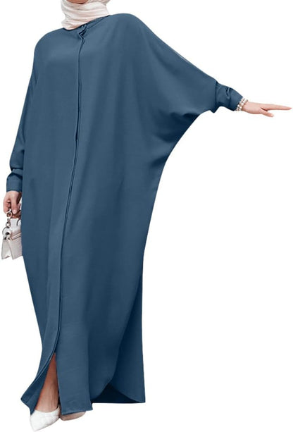 Abayas for Women Muslim Dress Modest Maxi Robe Abaya Kaftan Dresses Eid Prayer Clothes Arabian Islamic Dubai Outfit
