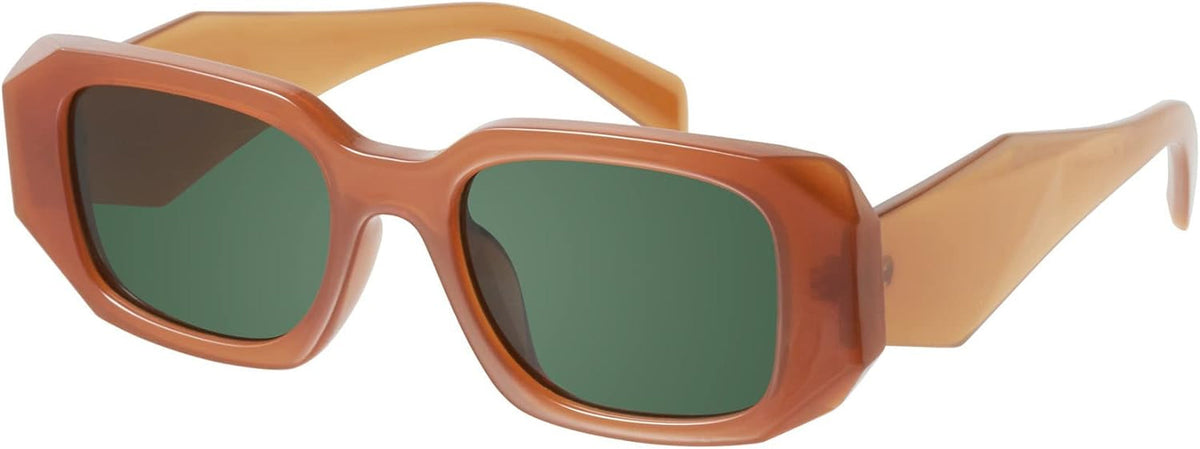 Trendy Rectangle Sunglasses for Women Men-Goulding