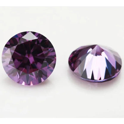 6.5Ct Loose Gemstone round Cut Cubic Zirconia Stone Jewelry Production Craft Bead Grade VVS 10.0 Mm/0.393Inch