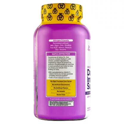 Zarbee'S Naturals Children'S Elderberry Immune Support Gummies, 80 Ct.