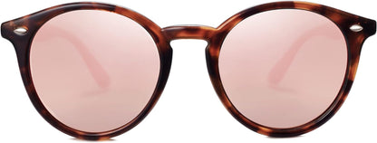 Retro Round Polarized Sunglasses for Women Men Classic Vintage Sunnies SJ2069