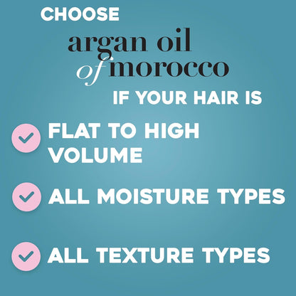Renewing + Argan Oil of Morocco Penetrating Hair Oil Treatment, Moisturizing & Strengthening Silky Oil for All Hair Types, Paraben-Free, Sulfated-Surfactants Free, 3.3 Fl Oz