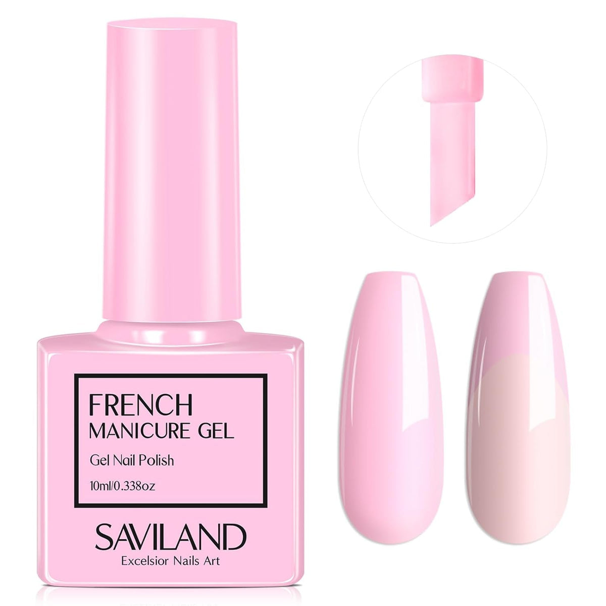 French Gel Nail Polish - 1PC 10ML Blue Gel Polish U V LED Soak Off Gel Quick French Manicure Gel Polish Nail Salon DIY Home for Starters Professionals Party