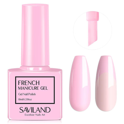 French Gel Nail Polish - 1PC 10ML Blue Gel Polish U V LED Soak Off Gel Quick French Manicure Gel Polish Nail Salon DIY Home for Starters Professionals Party