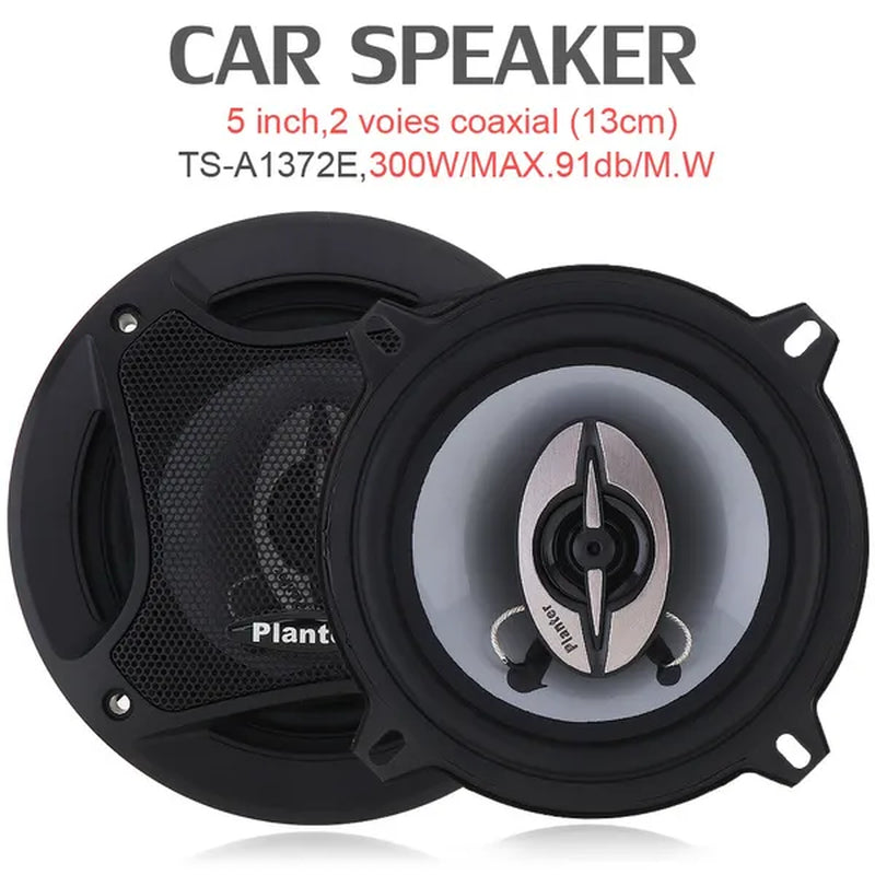 TS-A1372E 5 Inch 300W Car Hifi Coaxial Speaker Vehicle Door Auto Audio Music Stereo Full Range Frequency Speakers for Cars