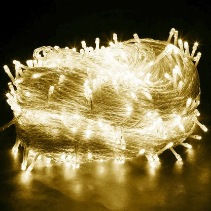 AC220V Chirstmas String Light 100 200 300 500 LEDS Fairy LED String Light Outdoor Waterproof 10M 20M 30M 50M String Light For Xmas Wedding Christmas Party Holiday