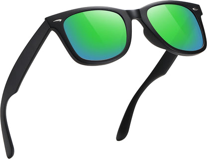 Polarized Sunglasses for Men Women Classic Retro Sun Glasses for Driving Fishing UV Protection