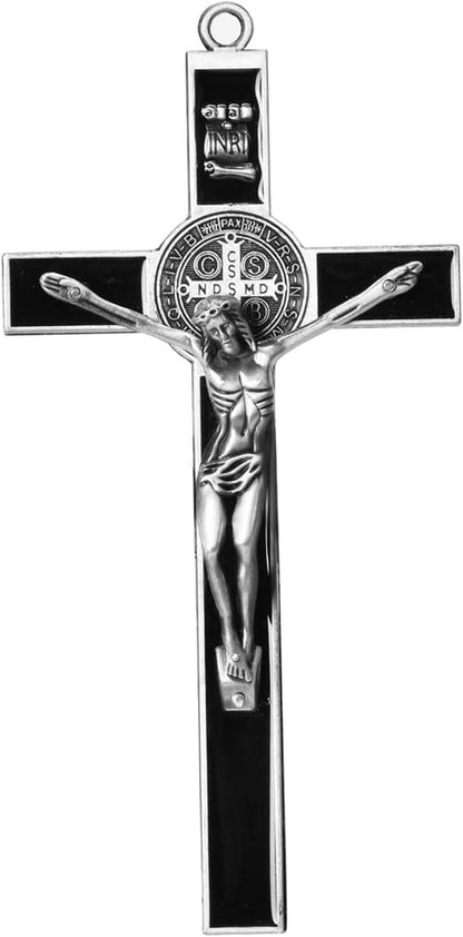 1Pcs Big Enamel Christian Jesus Cross Religious Charm Alloy Crucifix Pendant for DIY Key Chain Necklace Bracelet Jewelry Making Accessaries