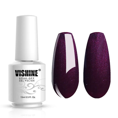 Nail Salon UV Manicure Polish Soak Off Gel Polish Nail Art Glitter White Smoke(788)