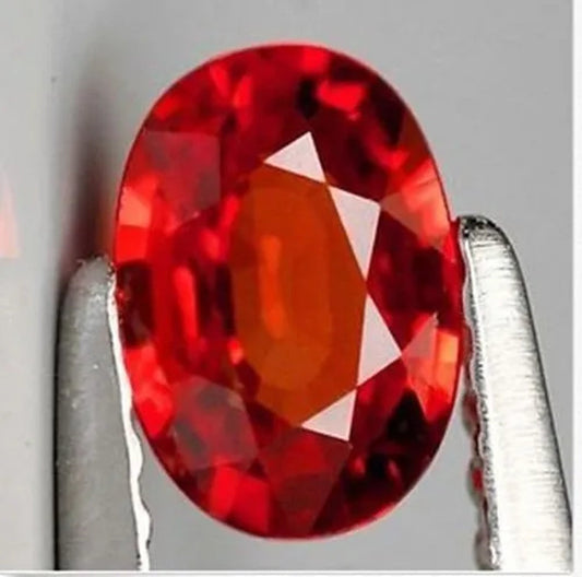 Large Unheated 23.28ct Padparadscha Sapphire Brillaint Orange Oval Cut  AAAA+ Loose Gem