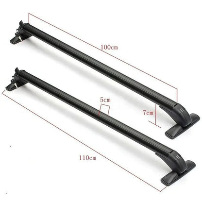 Universal Car Top Roof Rack Cross Bar 39" Luggage Carrier for 4/5 Door Cars+Lock