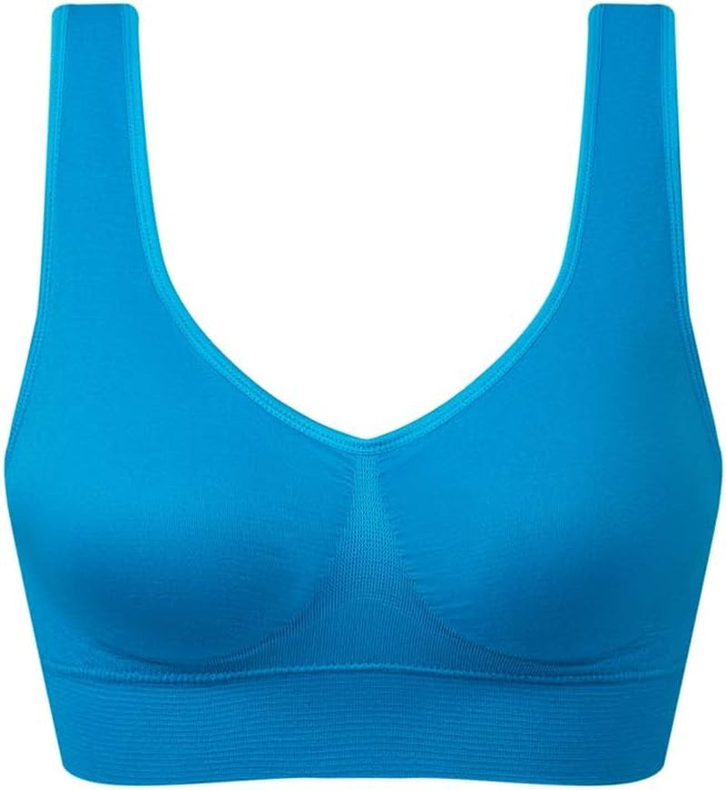 Women'S 3 Pack Seamless Comfortable Sports Bra with Removable Pads