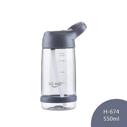 550/800/1000Ml Water Bottle with Straw, Portable Sports Shaking Bottle, Fitness Bottle, Children's Bottle, Baby Bottle