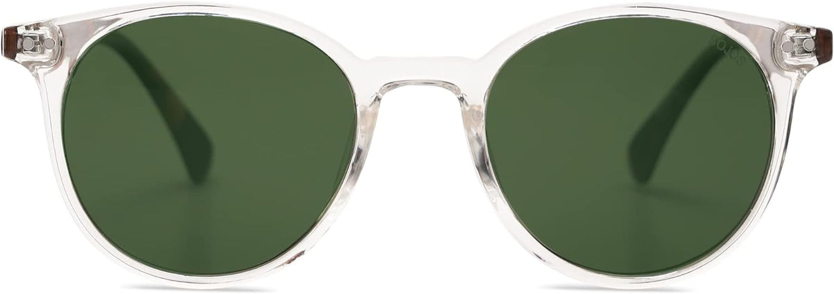 Small Round Classic Polarized Sunglasses for Women Men Vintage Style UV400 Lens SJ2113