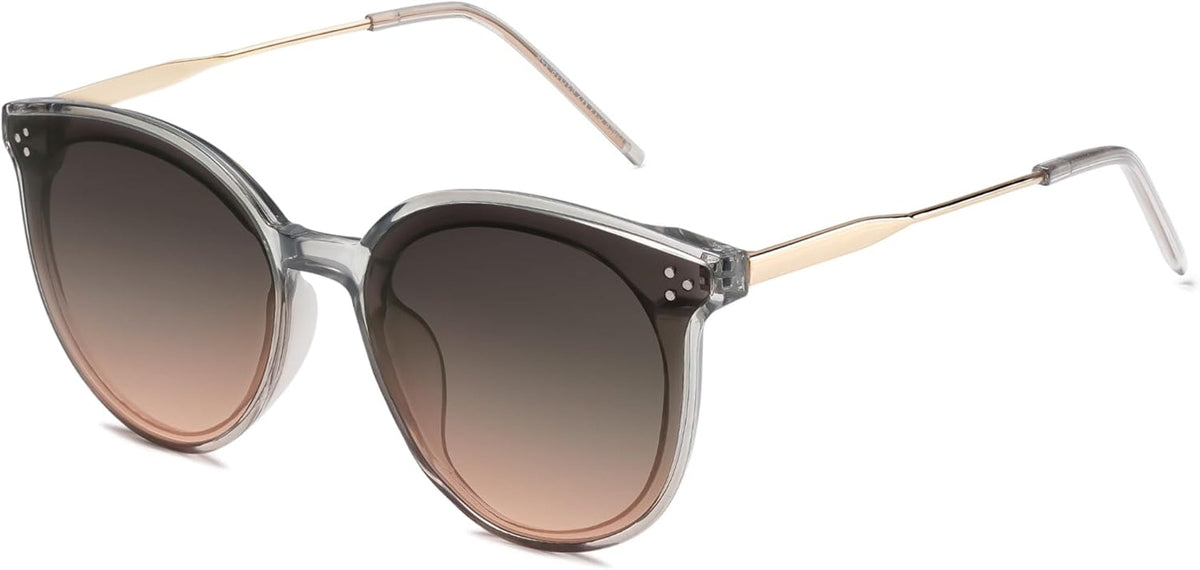 Classic Trendy round Sunglasses Womens Mens Oversized Large Shades UV400 Vacation Sunnies SJ2068