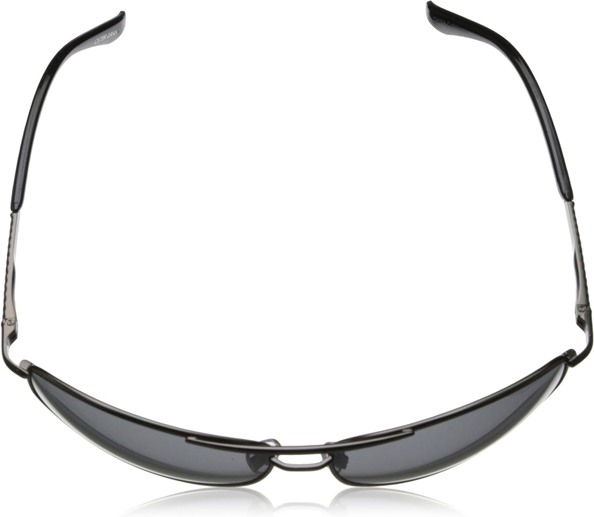Men's Oscar Wrap Sunglasses, Gunmetal/Smoke, 64 mm