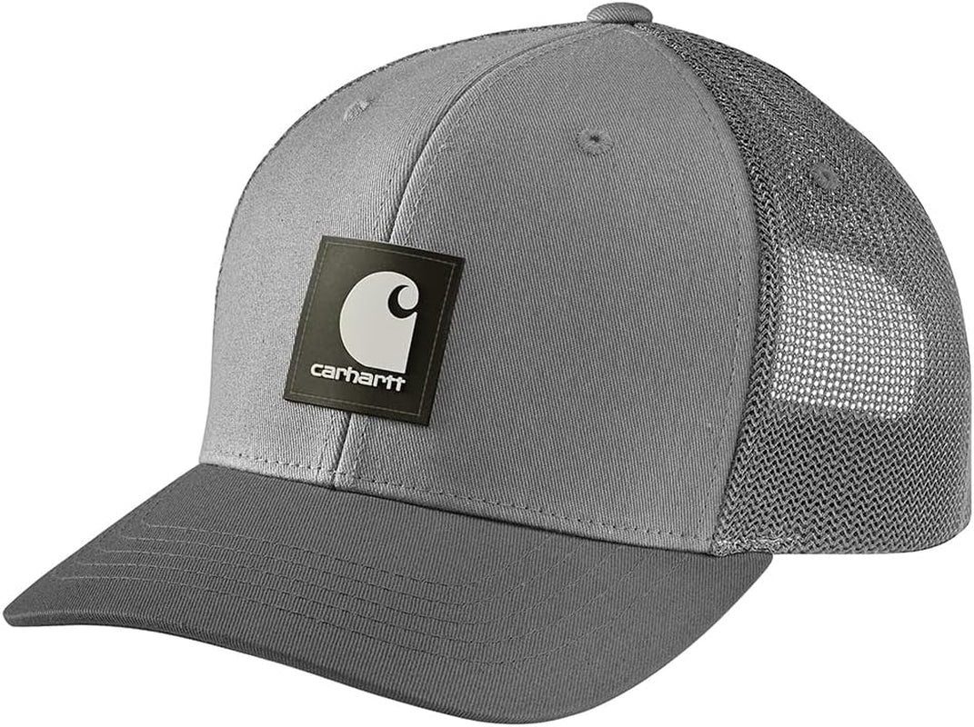 Men'S Rugged Flex Twill Mesh-Back Logo Patch Cap