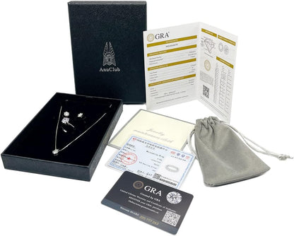 1/2/3/5CT Six Prong Solitaire Moissanite Ring, 925 Sterling Silver Ring, Gift for Wedding, Engagement and Anniversary with Certificate