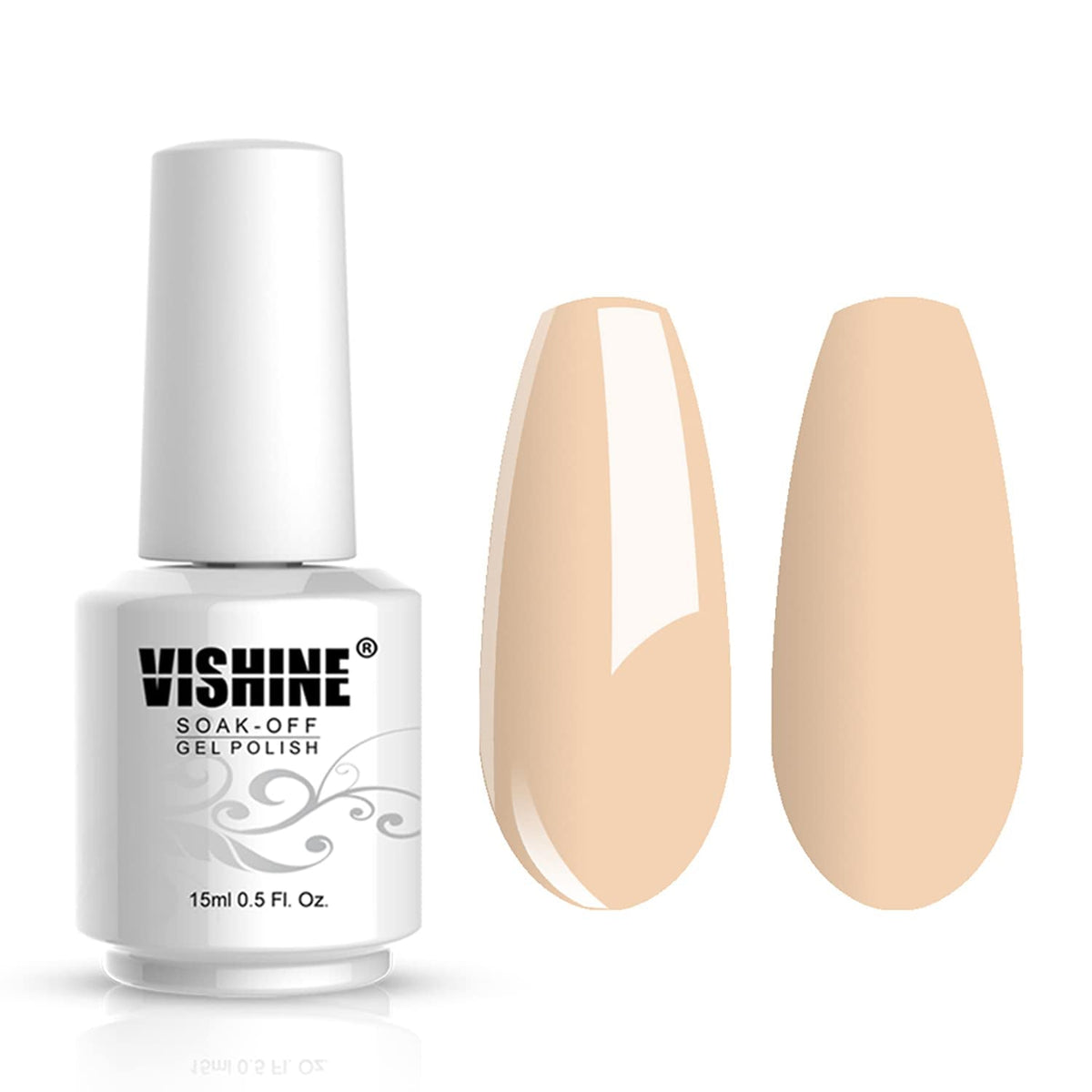 Nail Salon UV Manicure Polish Soak Off Gel Polish Nail Art Glitter White Smoke(788)