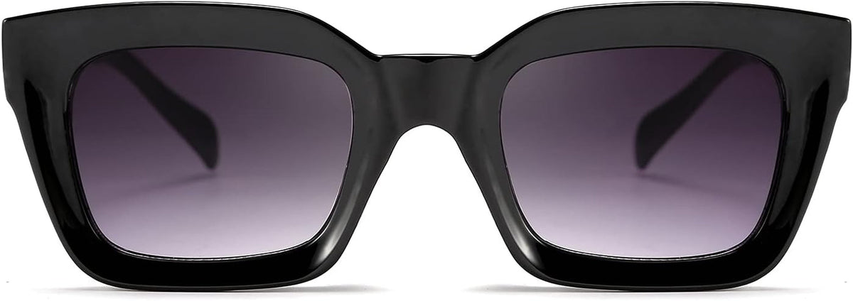 Classic Women Sunglasses Fashion Thick Square Sun Glasses Chunky Frame UV400 B2471