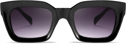 Classic Women Sunglasses Fashion Thick Square Sun Glasses Chunky Frame UV400 B2471