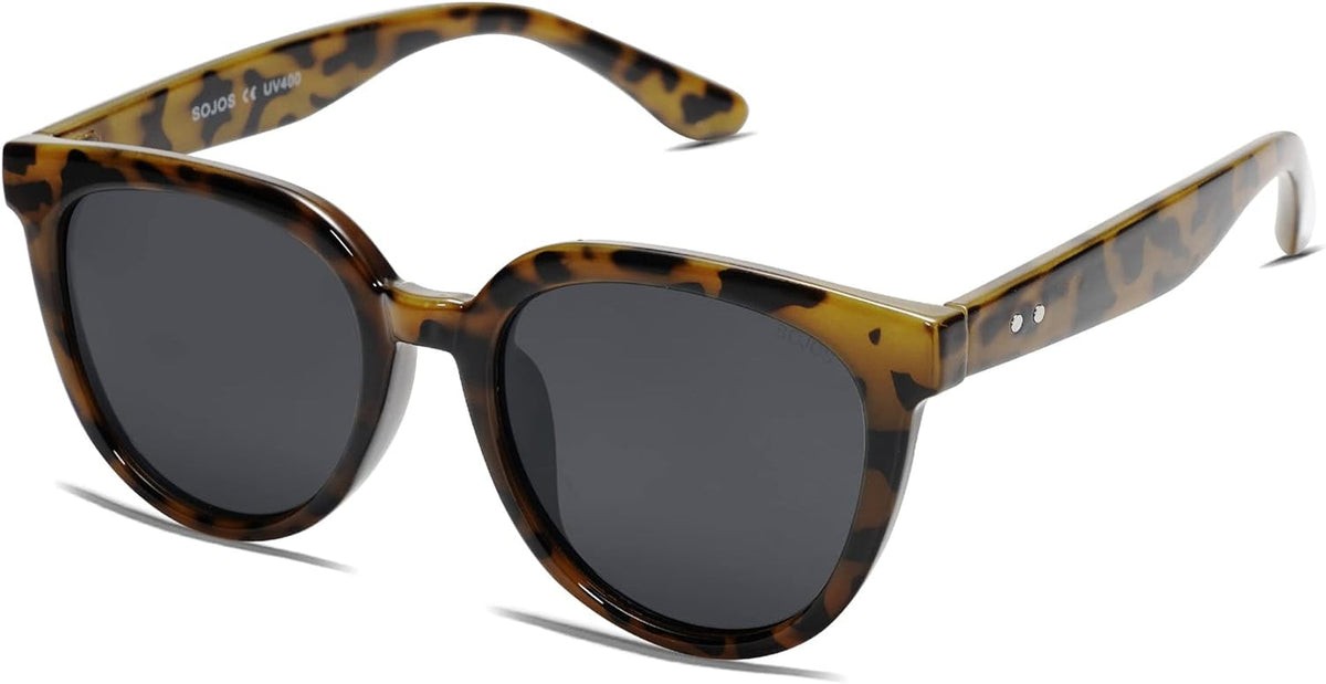 Round Polarized Sunglasses for Women Fashion Trendy Style UV Protection Lens Sunnies Sunglasses SJ2175