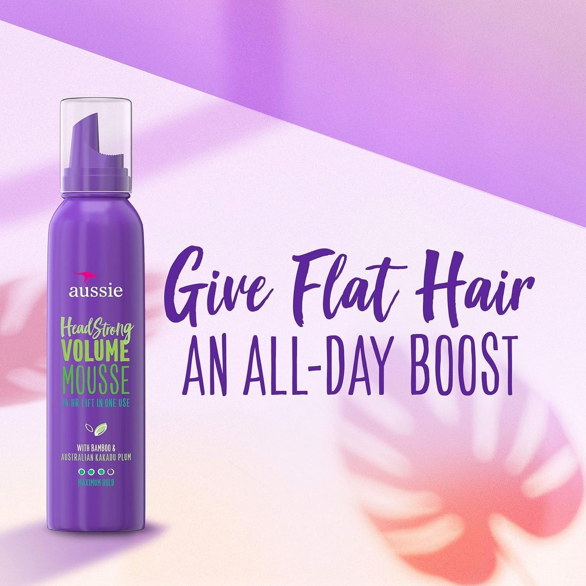 Headstrong Volume with Bamboo & Kakadu Plum Mousse, 6.0 Fl Oz, 4.669 Fl Oz