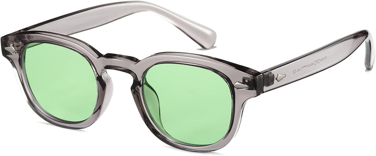 Unisex Vintage Retro Round Style Tinted Sunglasses For Men Women Fashion Circle Sun Glasses 46mm