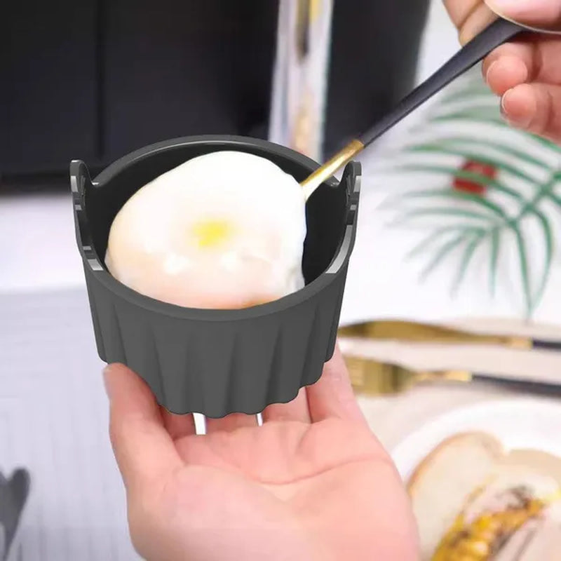 Air Fryer Egg Mould,Silicone Ramekins for Air Fryer Tools Reusable Air Fryer Baking Cup Air Fryer Accessories