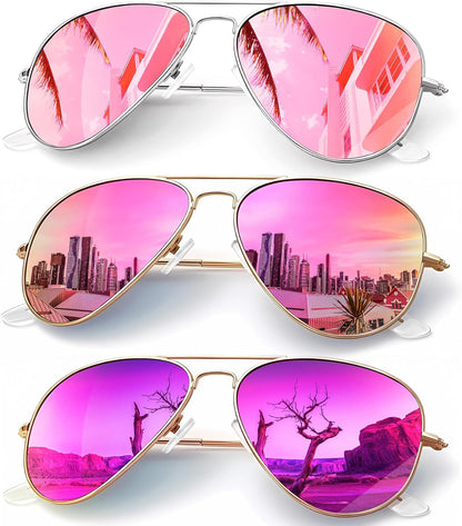 Classic Aviator Sunglasses for Men Women Driving Sun glasses Polarized Lens UV Blocking