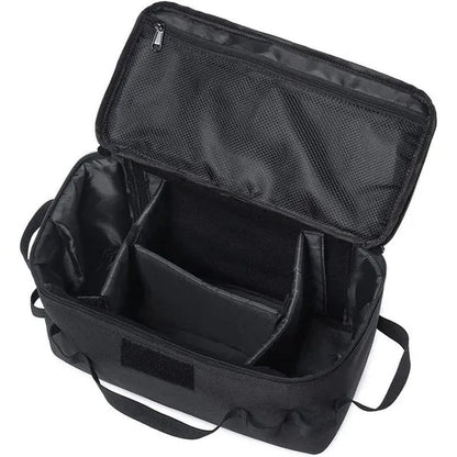 Outdoor Camping Gas Tank Storage Bag Large Capacity Ground Nail Tool Bag Gas Canister Picnic Cookware Utensils Kit Organizer