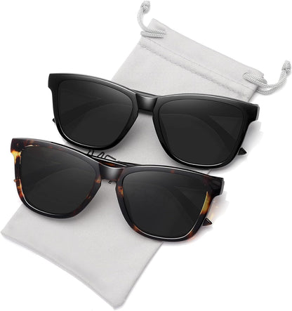Polarized Sunglasses for Women Men Trendy Classic Retro Designer Style Fashion UV400 Protection