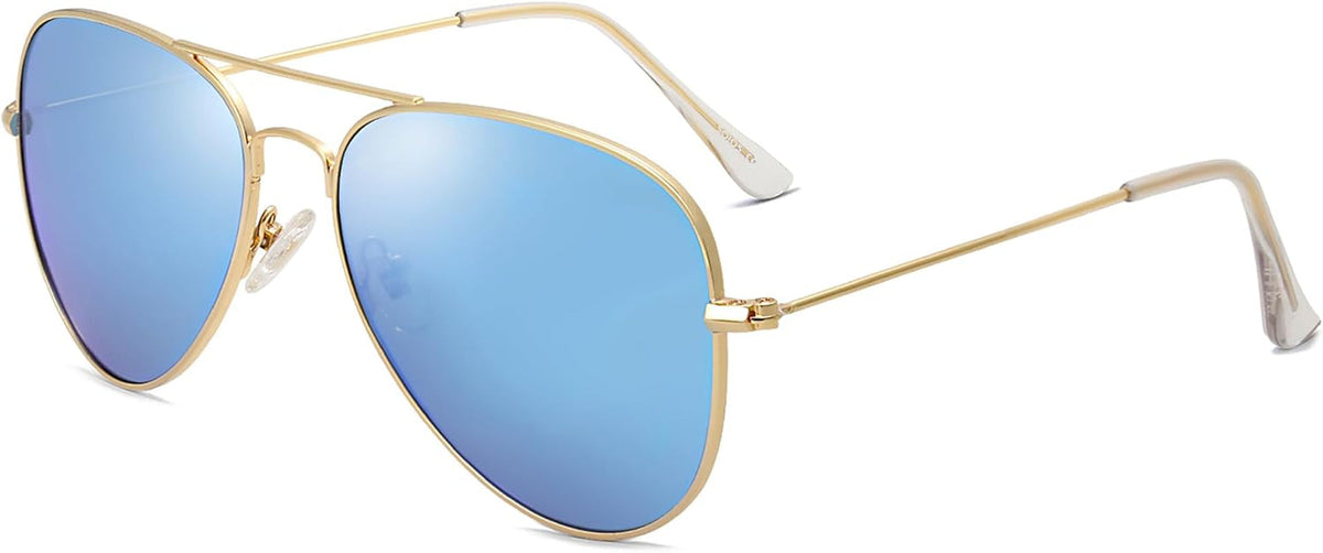 Classic Aviator Polarized Sunglasses for Men Women Vintage Retro Style