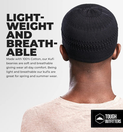 Kufi Hat - Kufi Hats for Men Muslim, Turkish Kufi Cap
