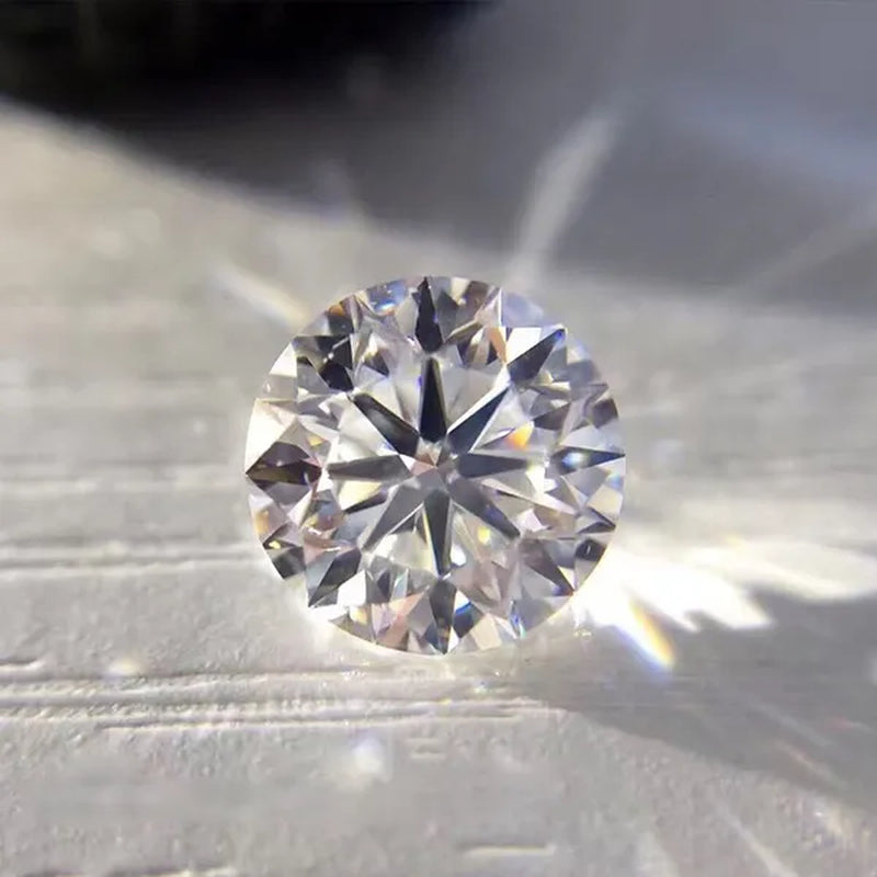 8mm D Color Loose Moissanite 2ct VVS1 Excellent Round Brilliant Cut Jewelry Making Stone DIY material