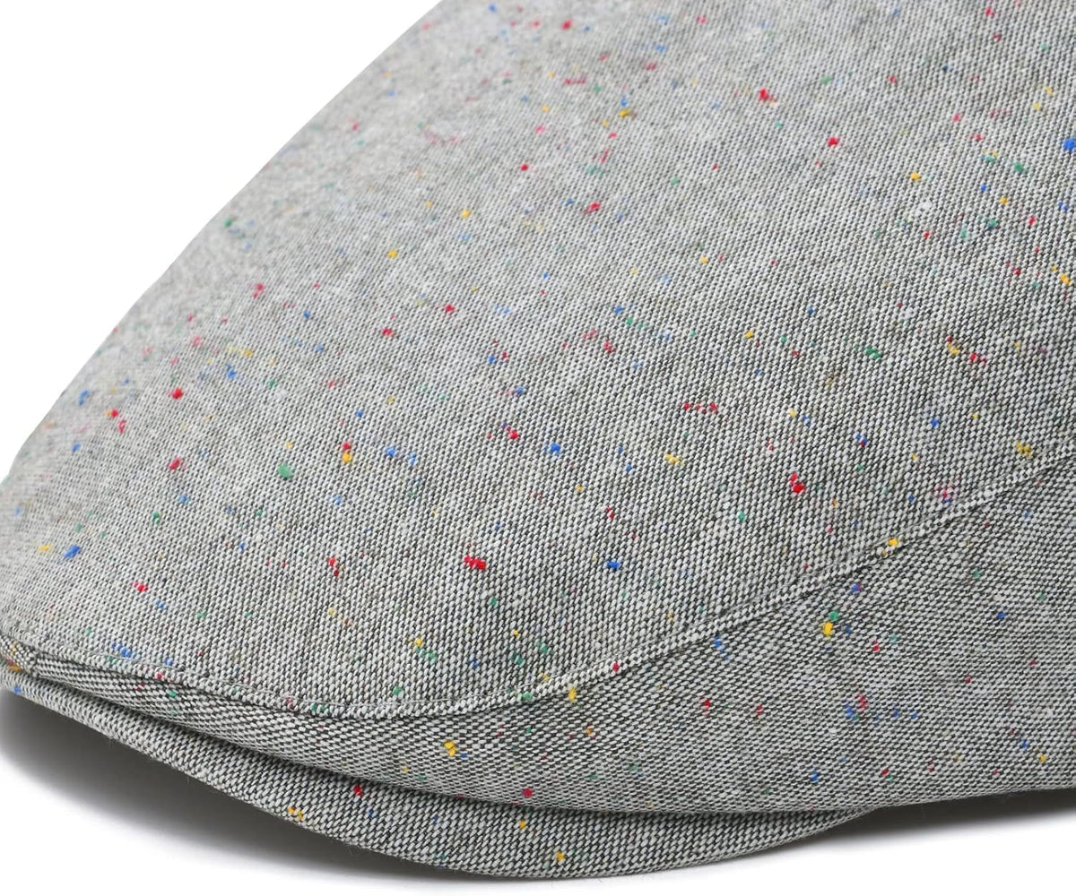 Men'S Cotton Ivy Gatsby Newsboy Hat Summer Driving Scally Cap Thin