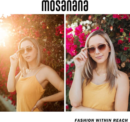 Square Cat Eye Sunglasses for Women Trendy Style Model-Shine