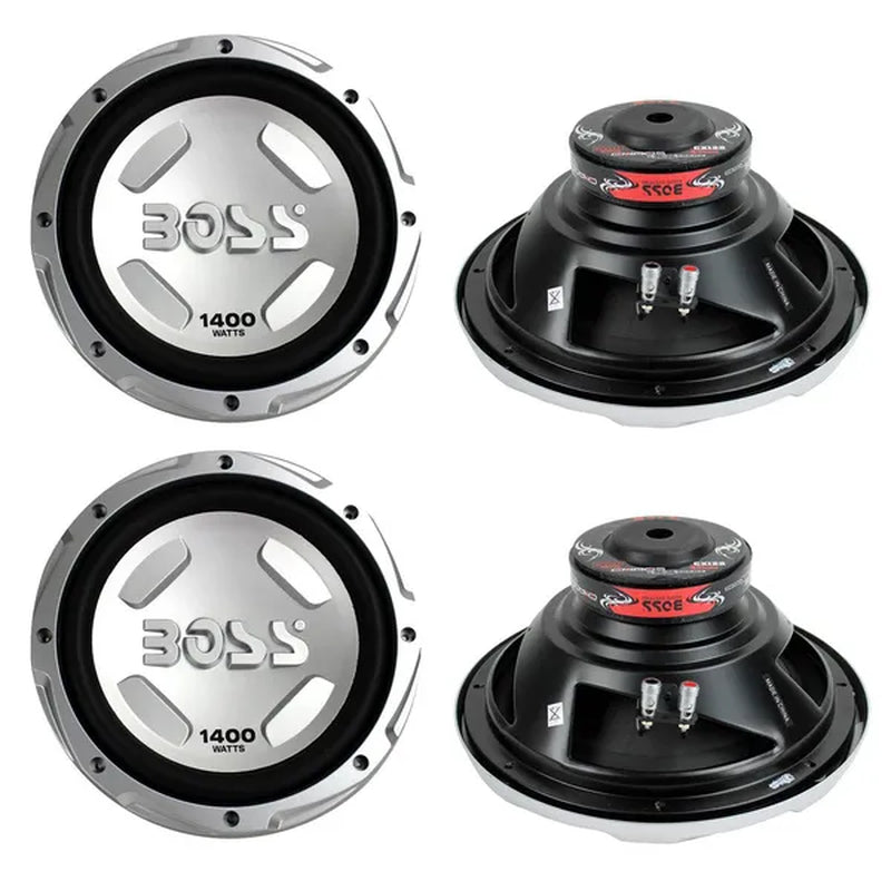 BOSS AUDIO Chaos CX122 12" 5600 Watt Car Power Subwoofer Sub Woofer PAIR