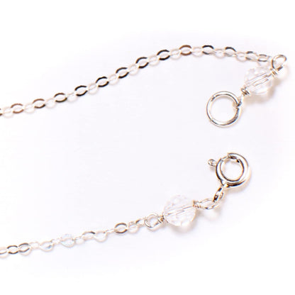 Clear Rock Crystal Quartz 12X17Mm Faceted Briolette Drop Wire Wrapped Gemstone Pendant Necklace in 925 Sterling Silver Chain and Clasp (24")